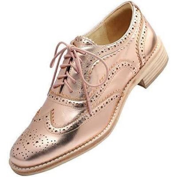 Jaro Vega Shoes - Jaro Vega Rose gold wingtip Oxfords - 7 1/2 - NEW